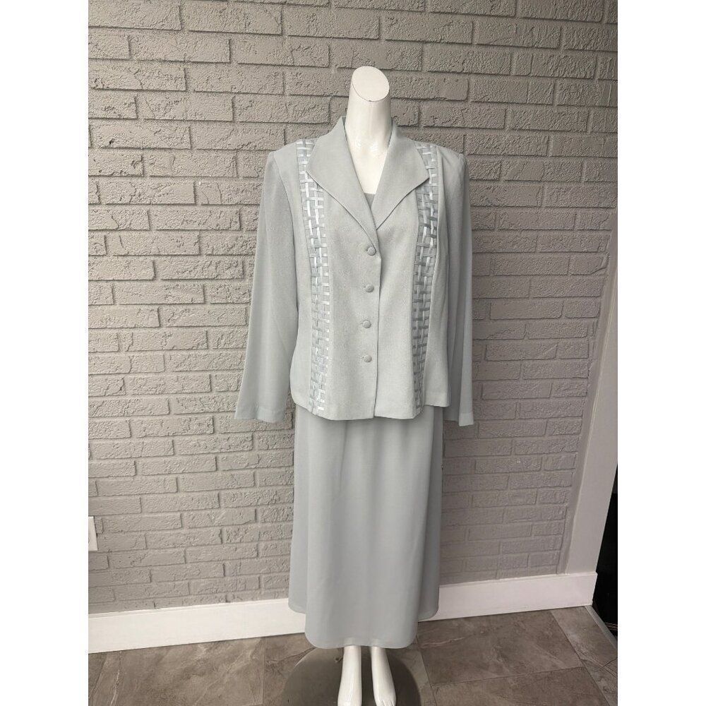 Danny & Nicole Women’s 3 Piece Tea Length Skirt Set Size 16